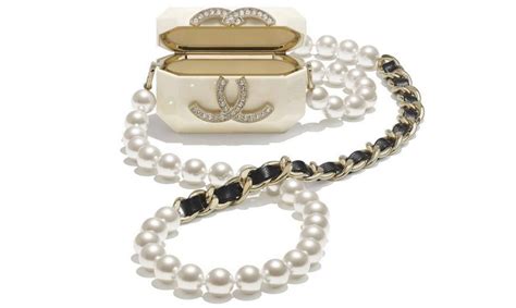 chanel airpods chain|Only Chanel can make a necklace with an Airpods case.